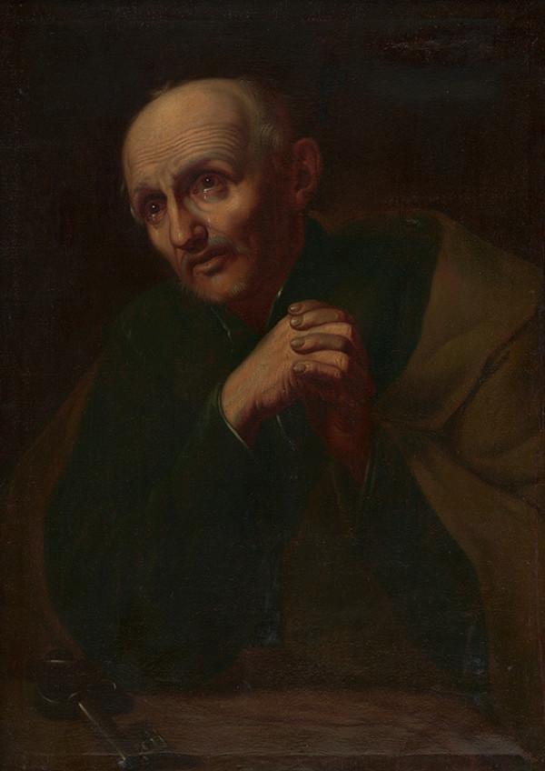 Stredoeurópsky maliar okolo polovice 18. storočia – Modliaci sa starec 