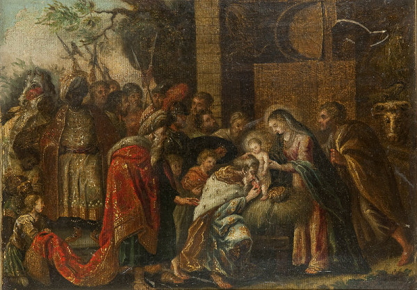 Stredoeurópsky grafik, Peter Paul Rubens – Kľaňanie troch kráľov 