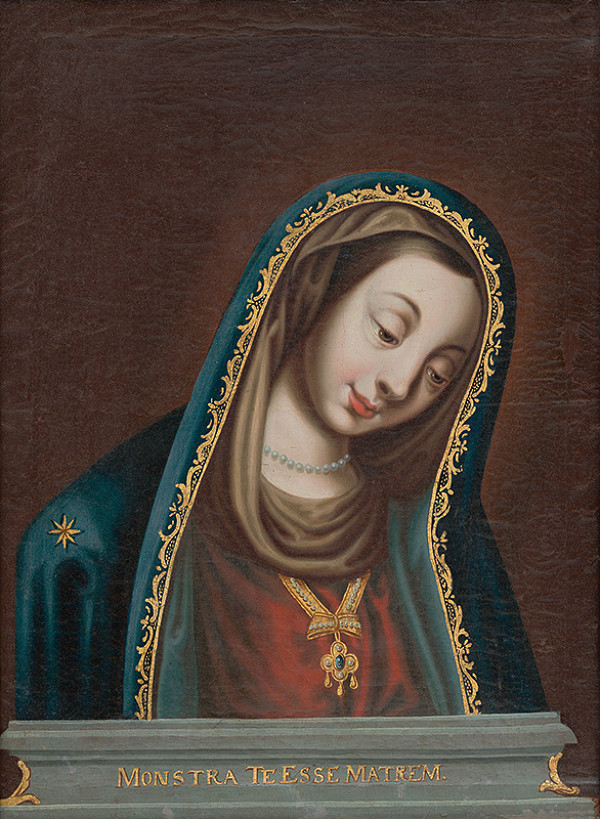 Nemecký maliar – Kópia obrazu Panny Márie so sklonenou hlavou z Landshutu 