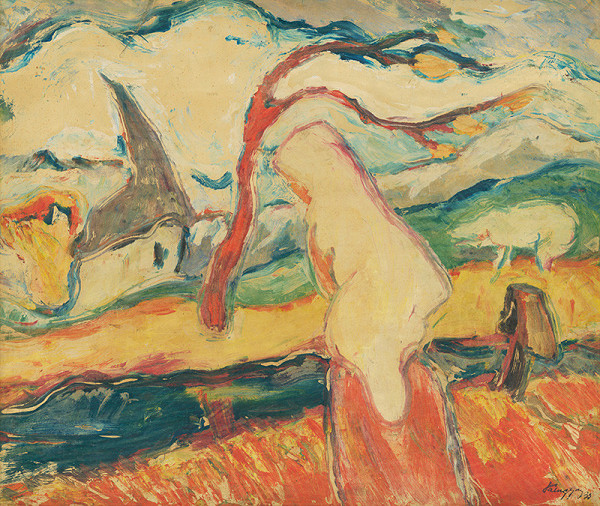 Zolo Palugyay – Žena v krajine 