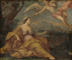 Giulio Carpioni – Hagar s anjelom 