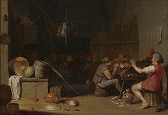 Holandský Rotterdamský maliar z polovice 17. storočia, Hendrik Martensz Sorgh – Kartári 