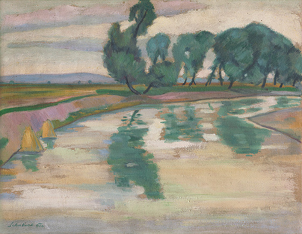 Július Schubert – Krajina pri rieke 