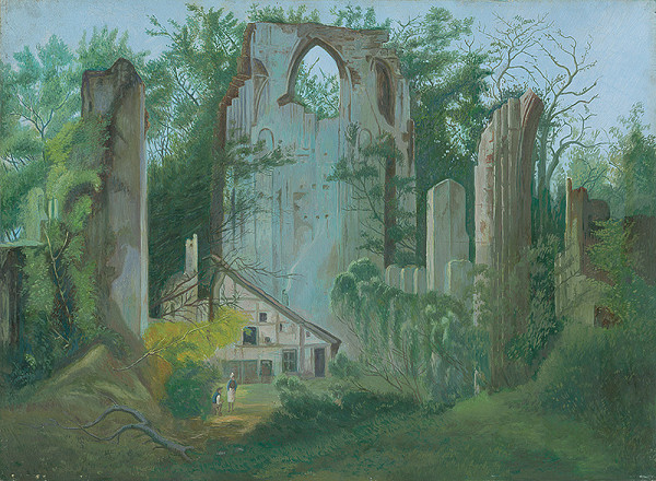 Karol Frech – Zrúcanina kláštorného kostola 