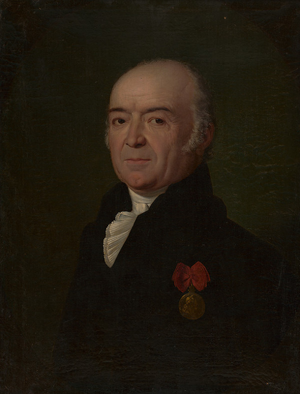 Johann Nepomuk Höfel – Portrét Františka Wisnera von Morgenstern  