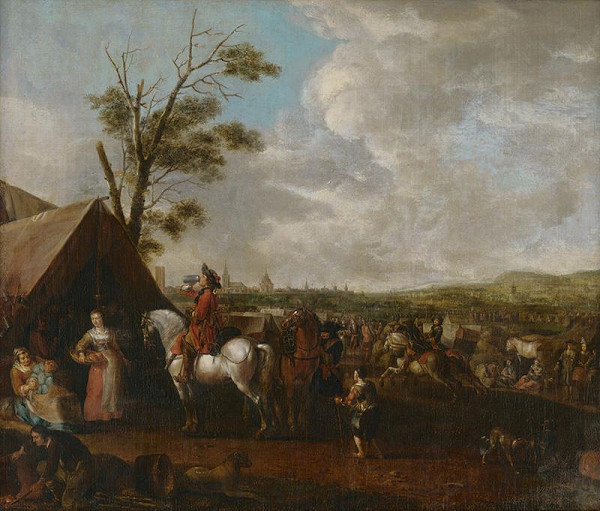 Flámsky maliar – Občerstvenie vo vojenskom tábore (Markytánka) 