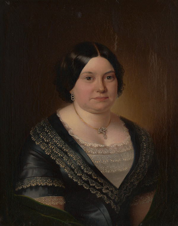 Miklós Barabás – Portrét Rosálie Langer rodenej Herbst von Löwenfeld 