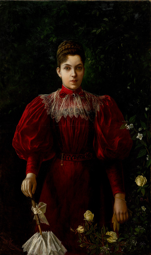 Eduard Majsch – Portrét slečny Mimi Majschovej 