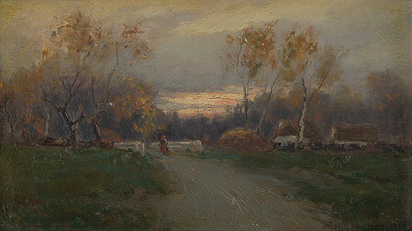Felicián Moczik – Podvečerná krajina 