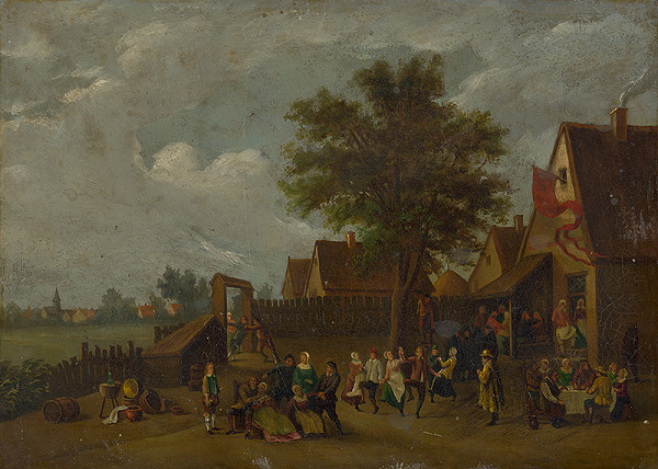 David Teniers ml. – Zábava pred krčmou 