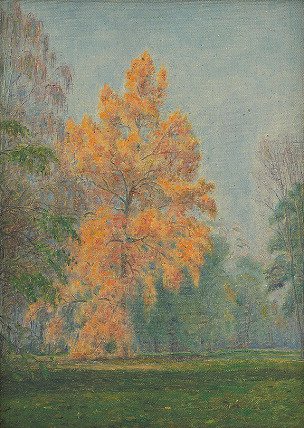 Dezider Czölder – Žltý strom v parku 