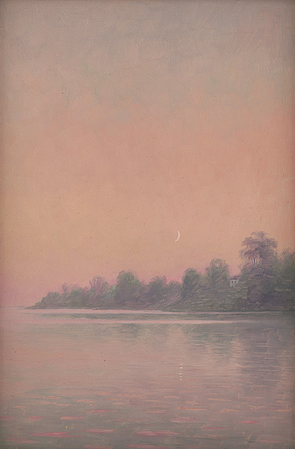 Dezider Czölder – Ružové pobrežie s mesiacom 