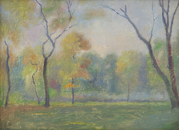 Dezider Czölder – Štúdia jesenného parku 