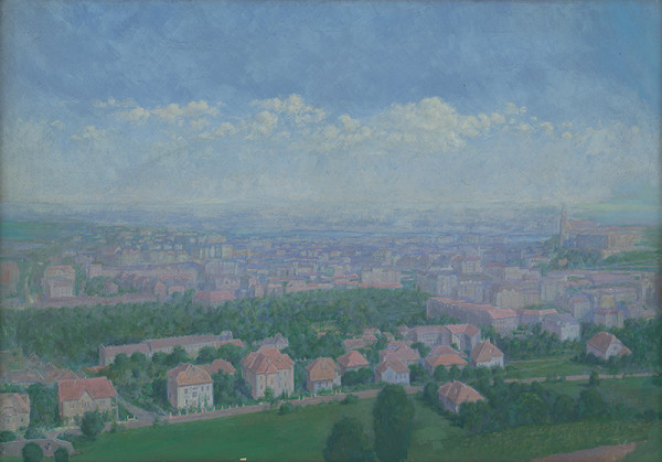 Dezider Czölder – Pohľad na ružové mesto 