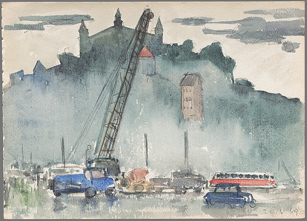 Imrich Weiner-Kráľ – Práce na asanovanom Podhradí 