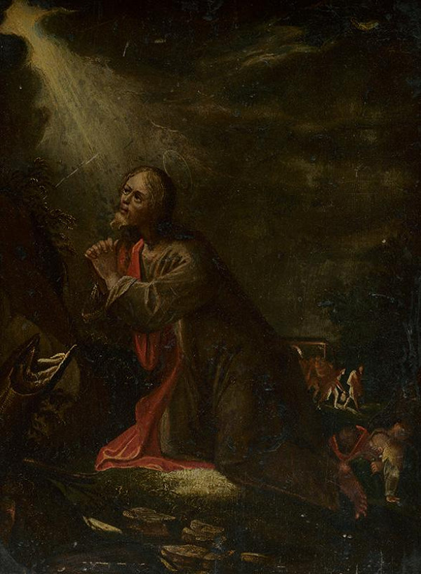 Nemecký maliar zo 17. storočia – Kristus na Olivovej hore 