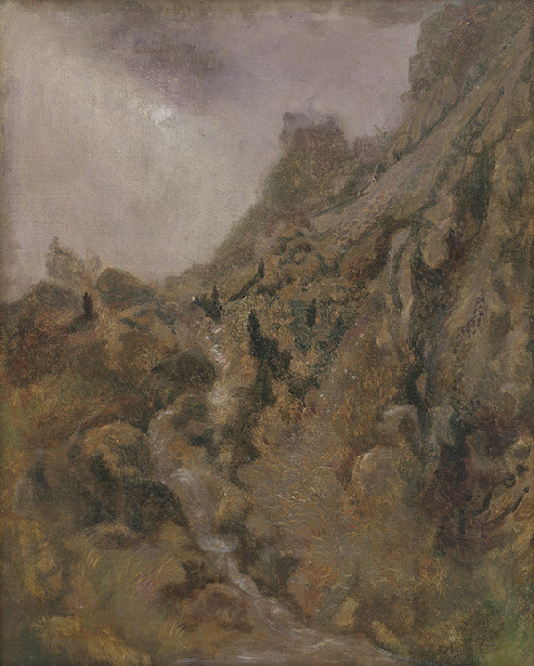 Ladislav Mednyánszky – Dunajec - Studenovodské vodopády 