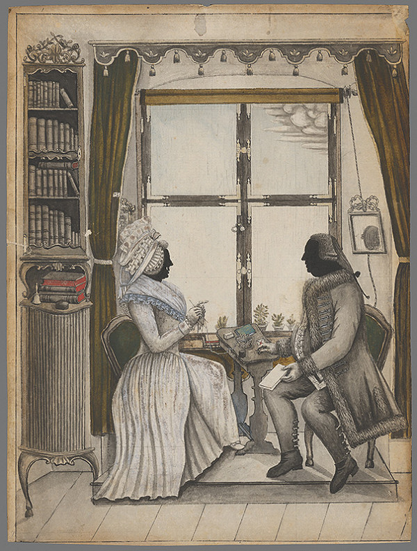 Rakúsky maliar z 2. polovice 18. storočia – Manželský pár vo Wittmannovskom dome 