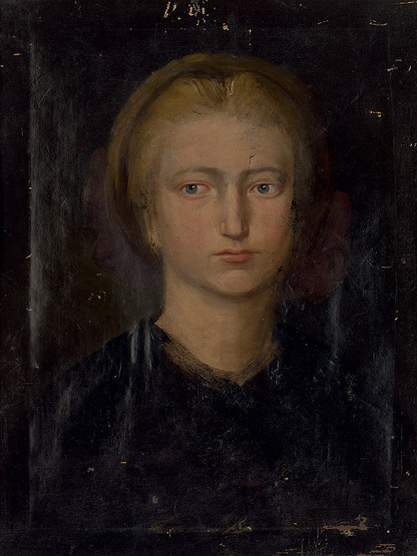 Stredoeurópsky maliar z prelomu 19. - 20. storočia – Portrét neznámej ženy 