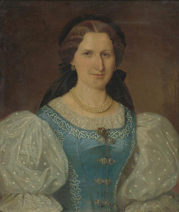 Georg Fleischmann – Portrét barónky Mednyanszkej 