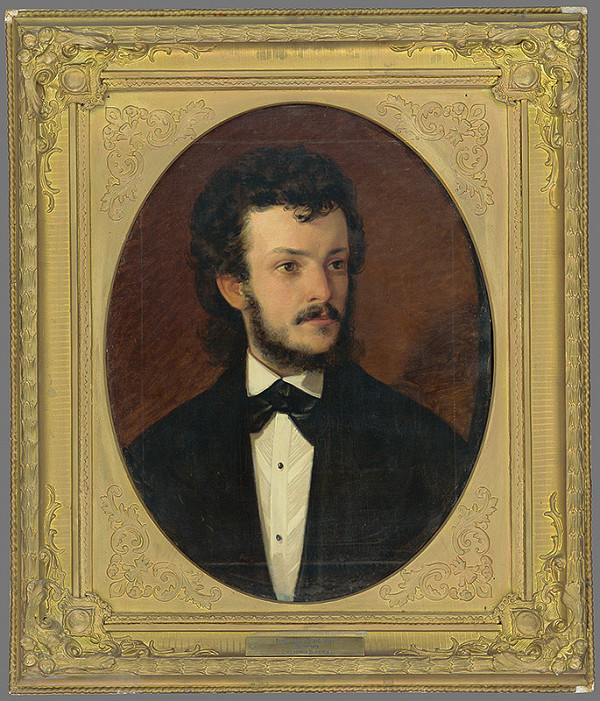 Eduard Majsch – Portrét Ludwiga Burgera 