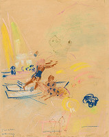 János Vaszary – Pláž 