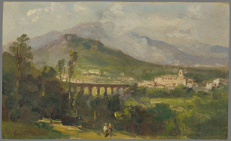 Consalvo Carelli – Kostol sv. Františka v Cave 