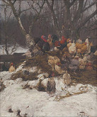 Géza Vastagh – Sliepky na dvore 