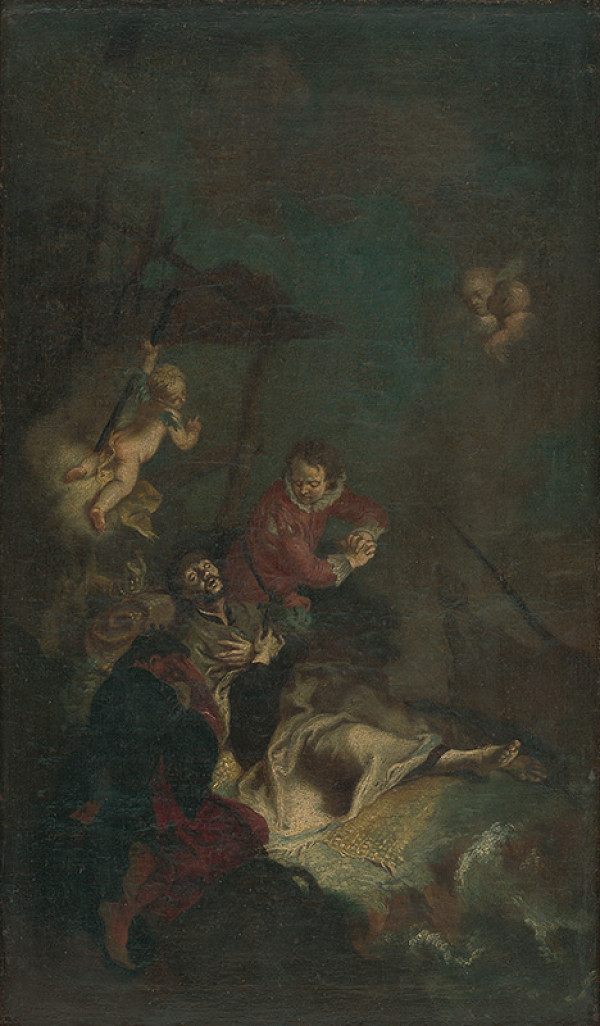 Franz Anton Palko – Smrť svätého Františka Xaverského na ostrove Sancian 