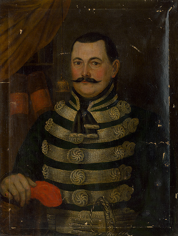 Stredoeurópsky maliar okolo polovice 19. storočia – Portrét neznámeho šľachtica 