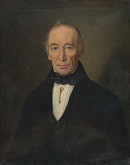 Johann Nepomuk Höfel – Portrét muža v čiernom odeve 