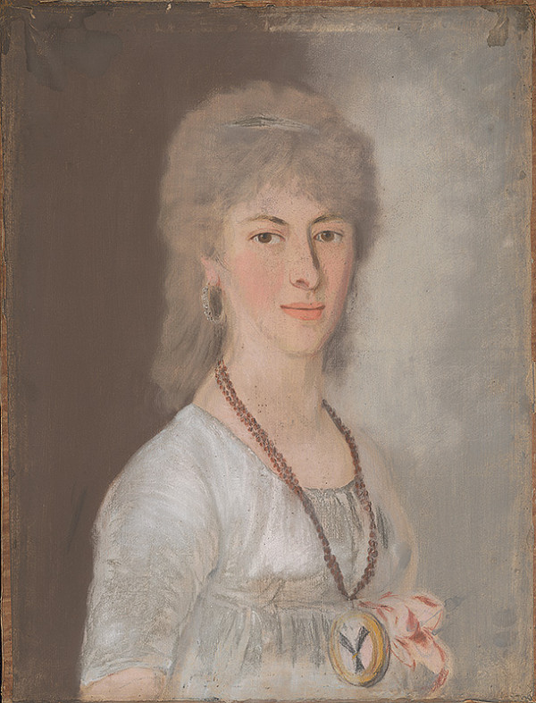 Stredoeurópsky maliar okolo 1. štvrtiny 19. storočia – Portrét dámy 