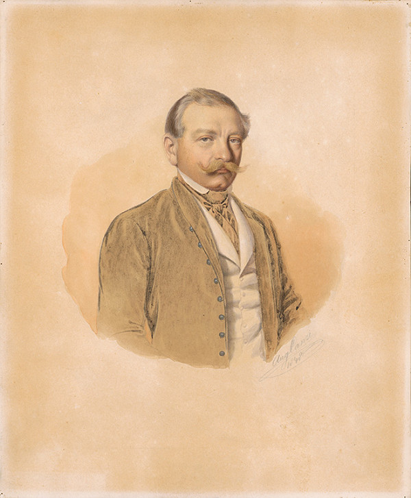 Ágost Elek Cánzi – Portrét Štefana Entresza 