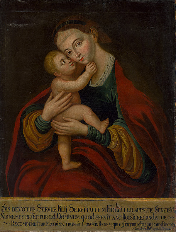 Stredoeurópsky maliar z 2. polovice 18. storočia – Kópia obrazu Panny Márie Pomocnej 