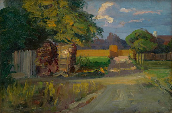 Ľudovít Pitthordt – Krajinka na konci dediny 