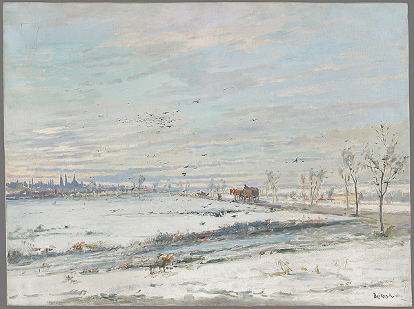 Antal Berkes – Zimná krajina 