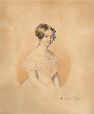 Ágost Elek Cánzi – Portrét Antónie Entreszovej 