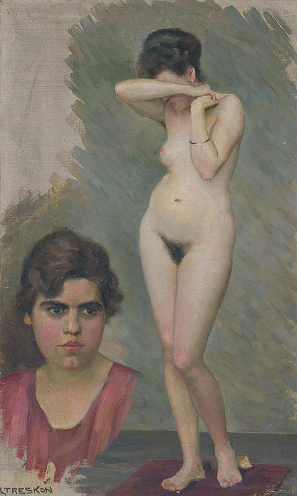 Ladislav Treskoň – Ženský akt 