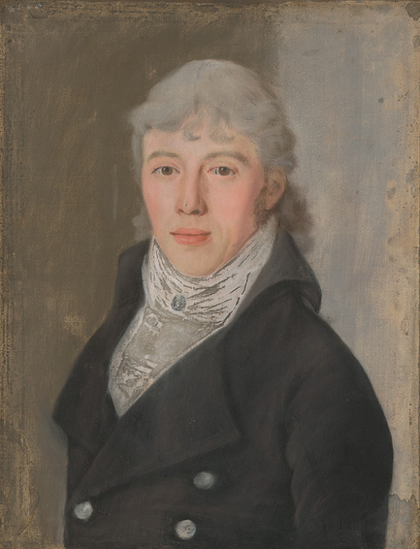 Stredoeurópsky maliar zo začiatku 19. storočia – Portrét neznámeho muža 