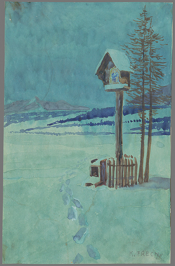 Karol Frech – Zimná krajina 