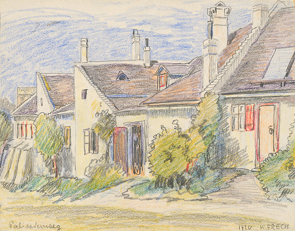 Karol Frech – Časť starých domov na Palisádach v Bratislave 