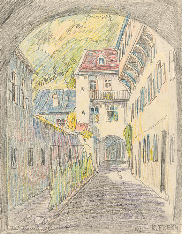 Karol Frech – Dvor na Zuckermandli v Bratislave 