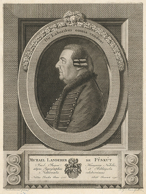 Johann Georg Mansfeld, D.C. Hillebrand – Portrét Michala Landerera 