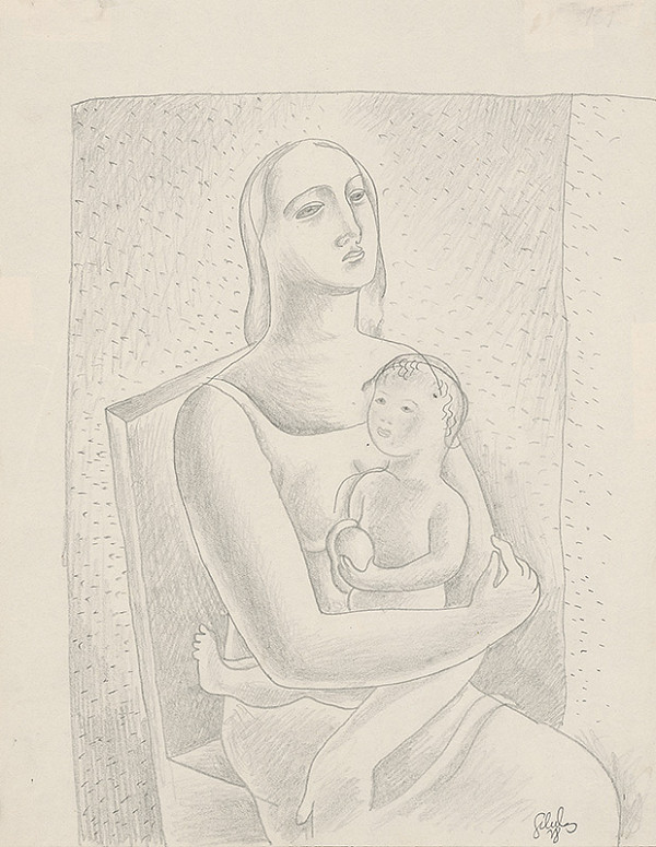 Mikuláš Galanda – Matka s dieťaťom 