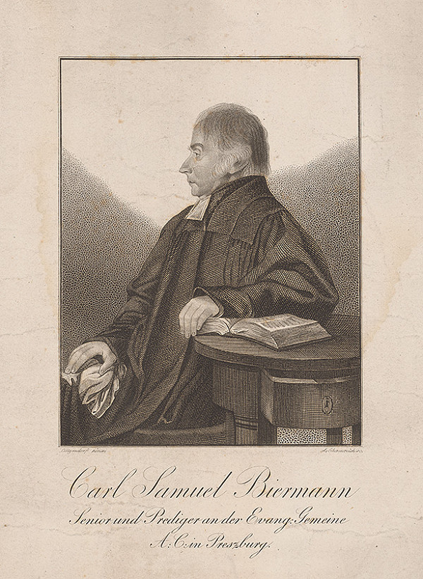 Ferdinand Karl Theodor Lütgendorff, Adám Sándor Ehrenreich – Portrét Karola Samuela Biermanna 