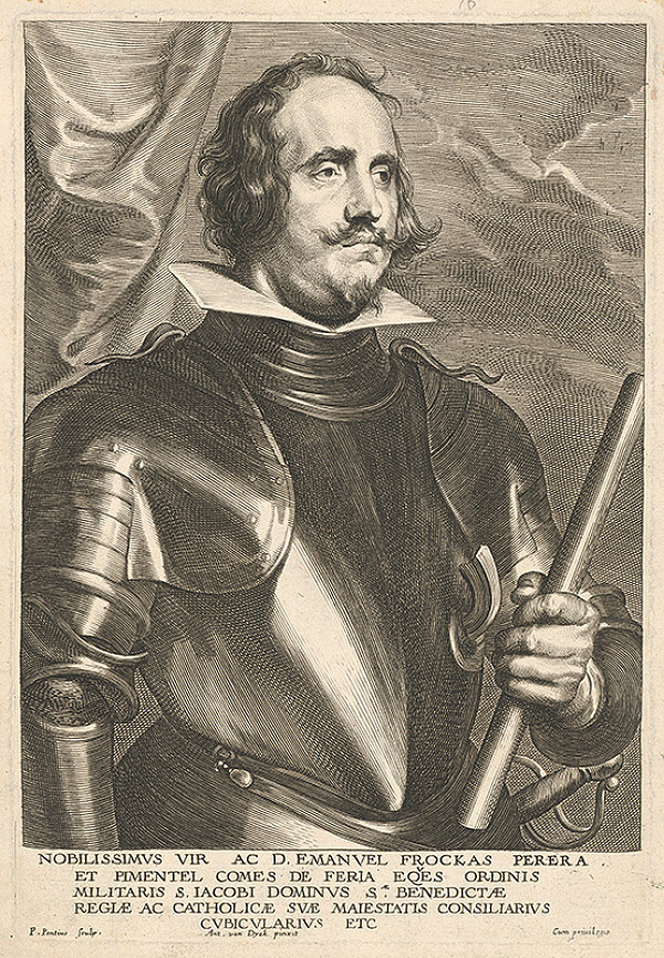 Paulus Pontius, Anthony van Dyck – Portrét Emanuela Frockas  