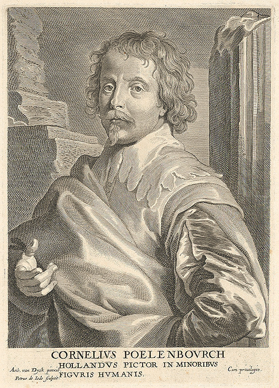Pieter de Jode, Anthony van Dyck – Portrét Cornelisa Poelenburga 