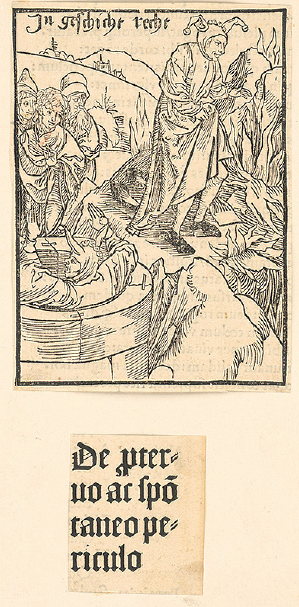 Stredoeurópsky grafik zo 16. storočia – De pteruro ac spotaneo periculo 