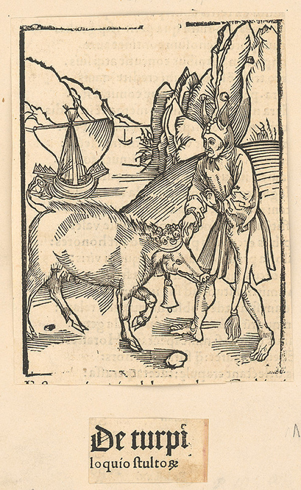 Stredoeurópsky grafik zo 16. storočia – De turpi loquio ftulpose 