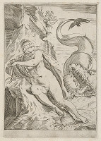 Lodovico Carracci – Únik pred obludným zvieraťom 